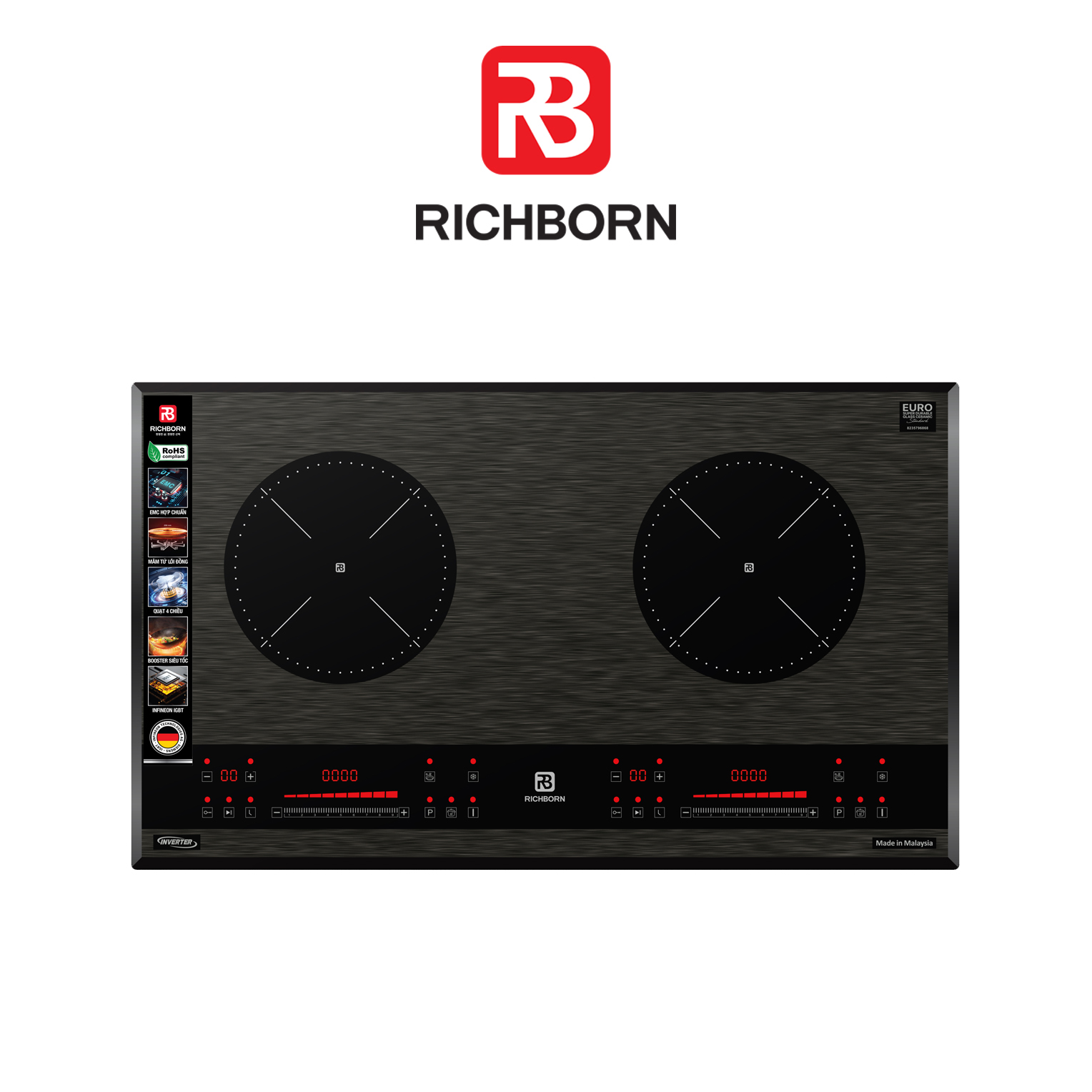 Bếp Từ Đôi RICHBORN RI7343G27Q